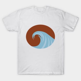 Minimal California Surf Design T-Shirt